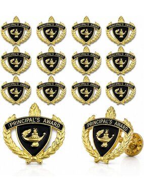 Chic Academic Enamel Lapel Pins - 1 Inch, Perfect for Students & Teachers